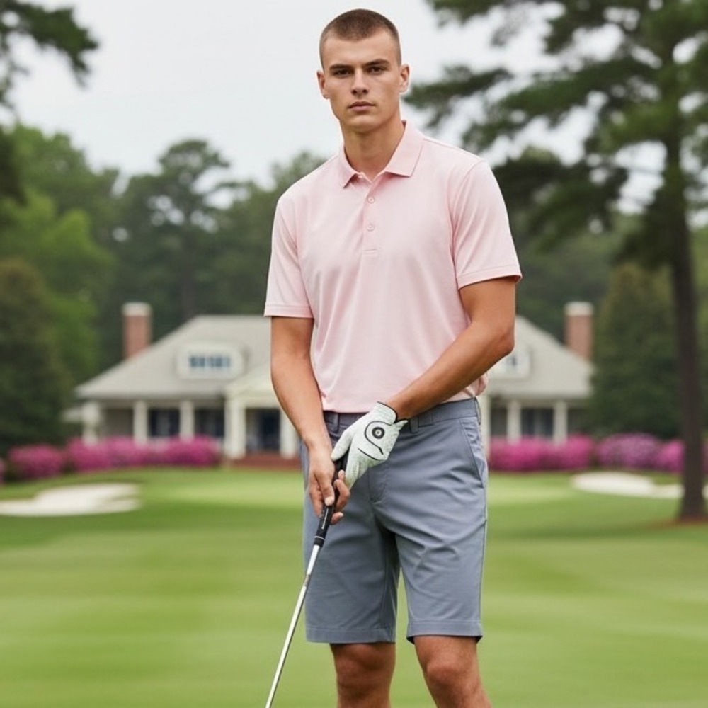 Travis Mathew Men's Performance Stretch Tech‎ Golf Chino Shorts Gray Size 34